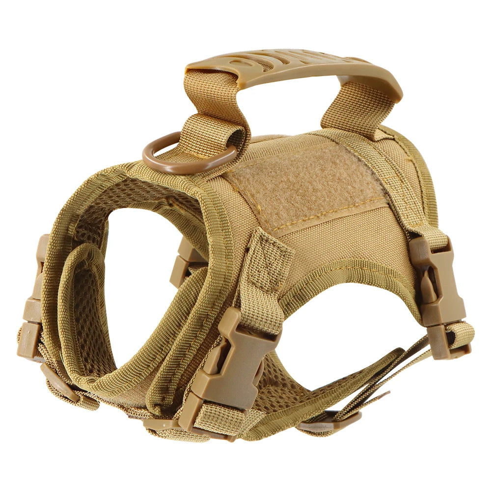 Escape-Proof Mesh Cat Harness and Leash Set with Control Handle