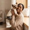 Waffle Knit Dog Sweater for Small to Medium Breeds