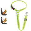 Two-in-One Pet Harness and Car Safety Belt with Reflective Leash