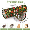 3-Way Foldable Pet Tunnel with Washable Hideout for Small Animals
