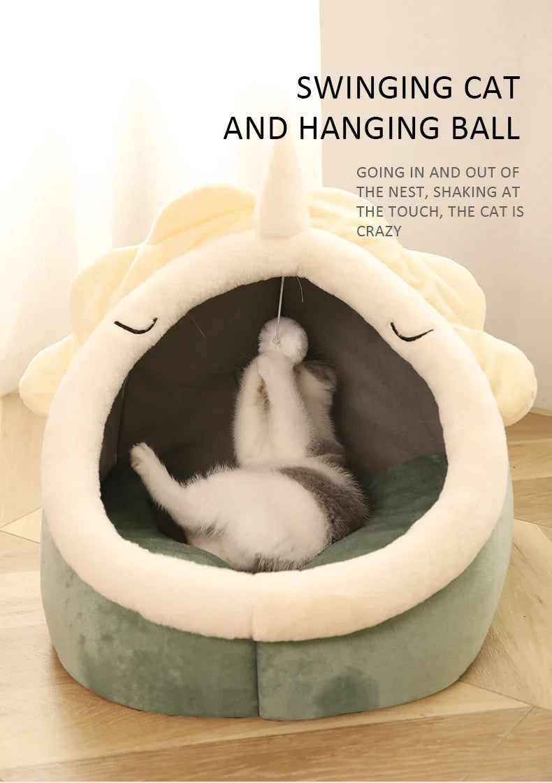 Cama Reposera para Gatos con Diseño de Tienda
