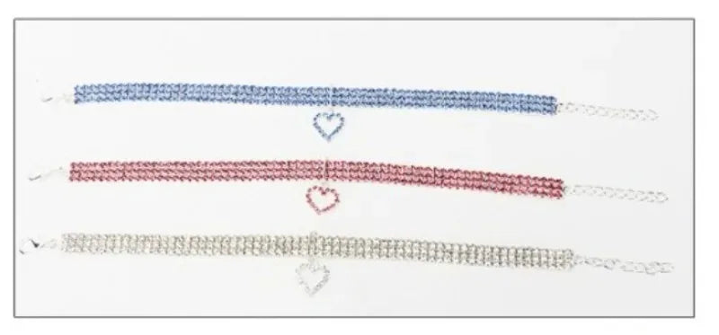 Love Water Drop Diamond Pet Necklace for Cats and Dogs