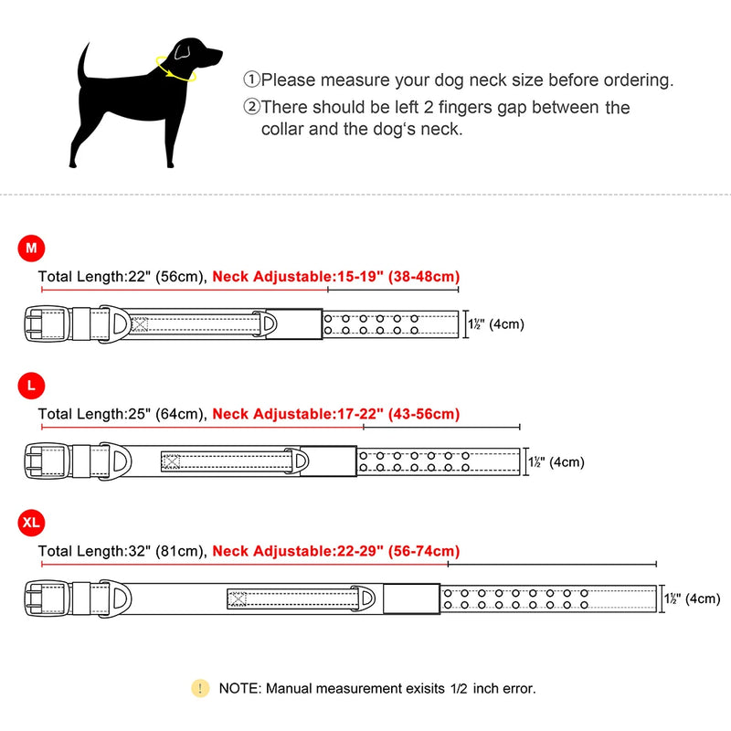 Taktisches Nylon-Hundehalsband mit Griff