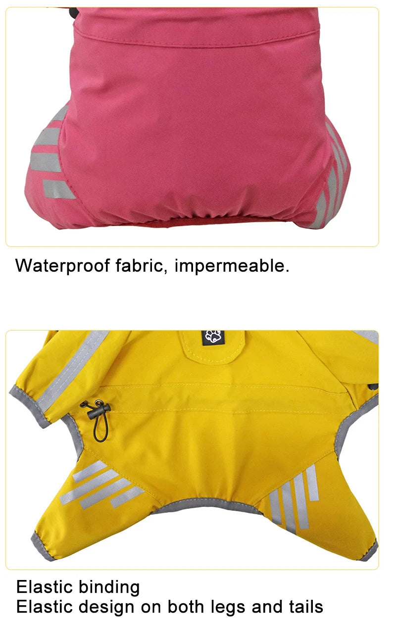 Impermeable con reflejos para perros