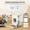 Distributeur de nourriture intelligent pour animaux avec caméra Wi-Fi