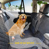 Back Seat Dog Seat Cover with Mesh Window, Waterproof, Anti-Slip