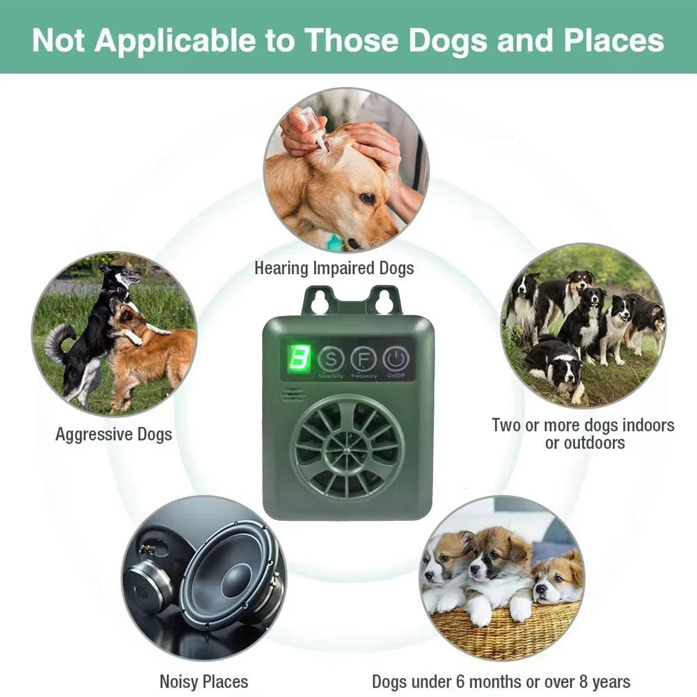 Ultrasonic Anti-Barking Device with Adjustable Sensitivity