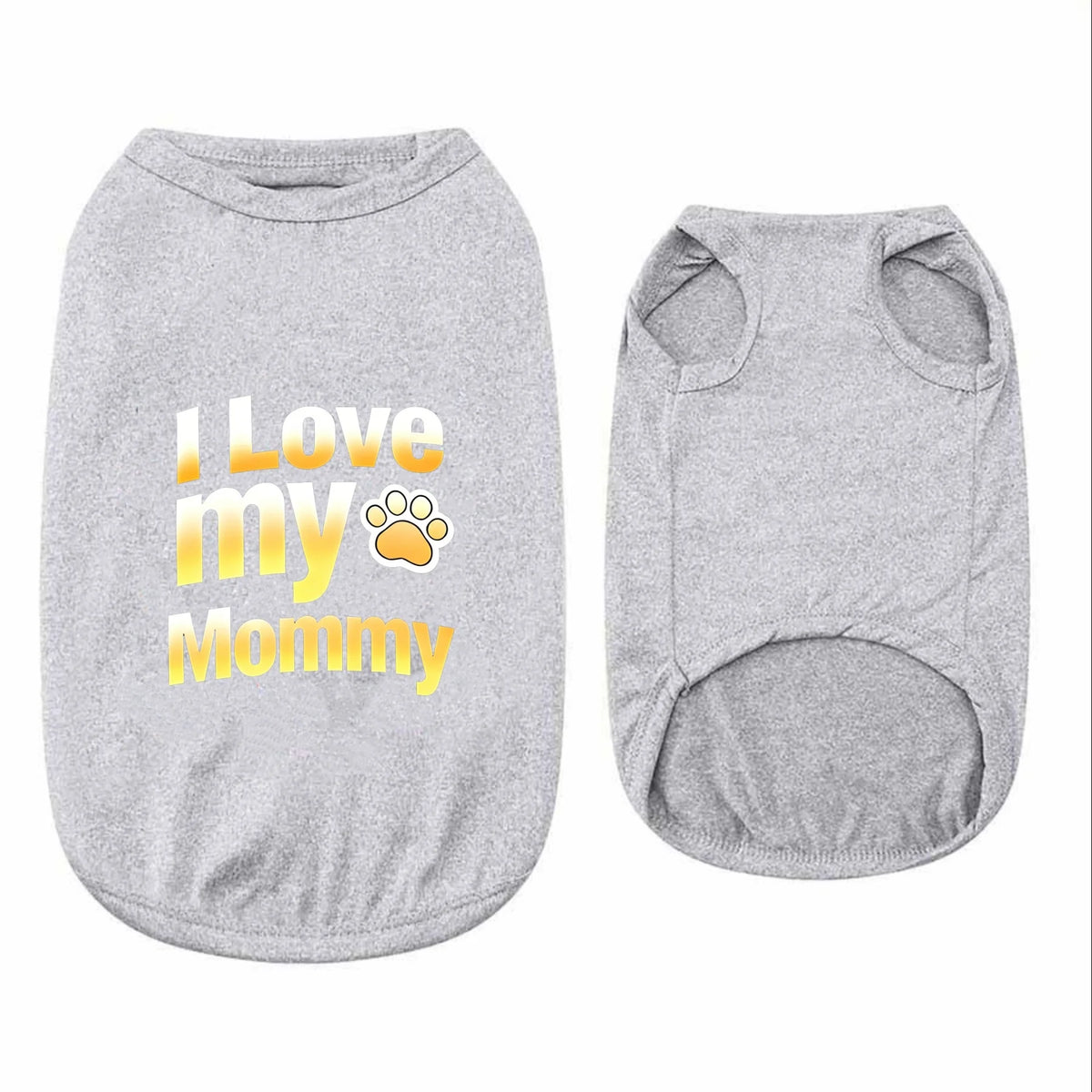 Printed Short-Sleeve Pet Sweater - Lightweight & Breathable for Dogs and Cats