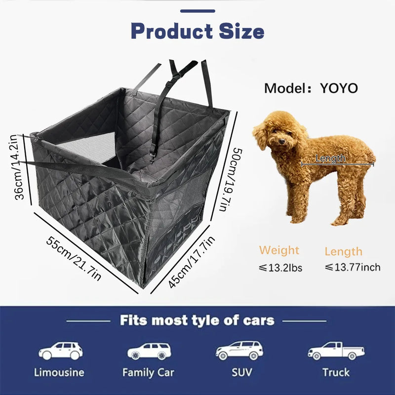 Waterproof Pet Car Seat Cover & Travel Hammock