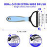 Pet Deshedding Brush for Dogs and Cats