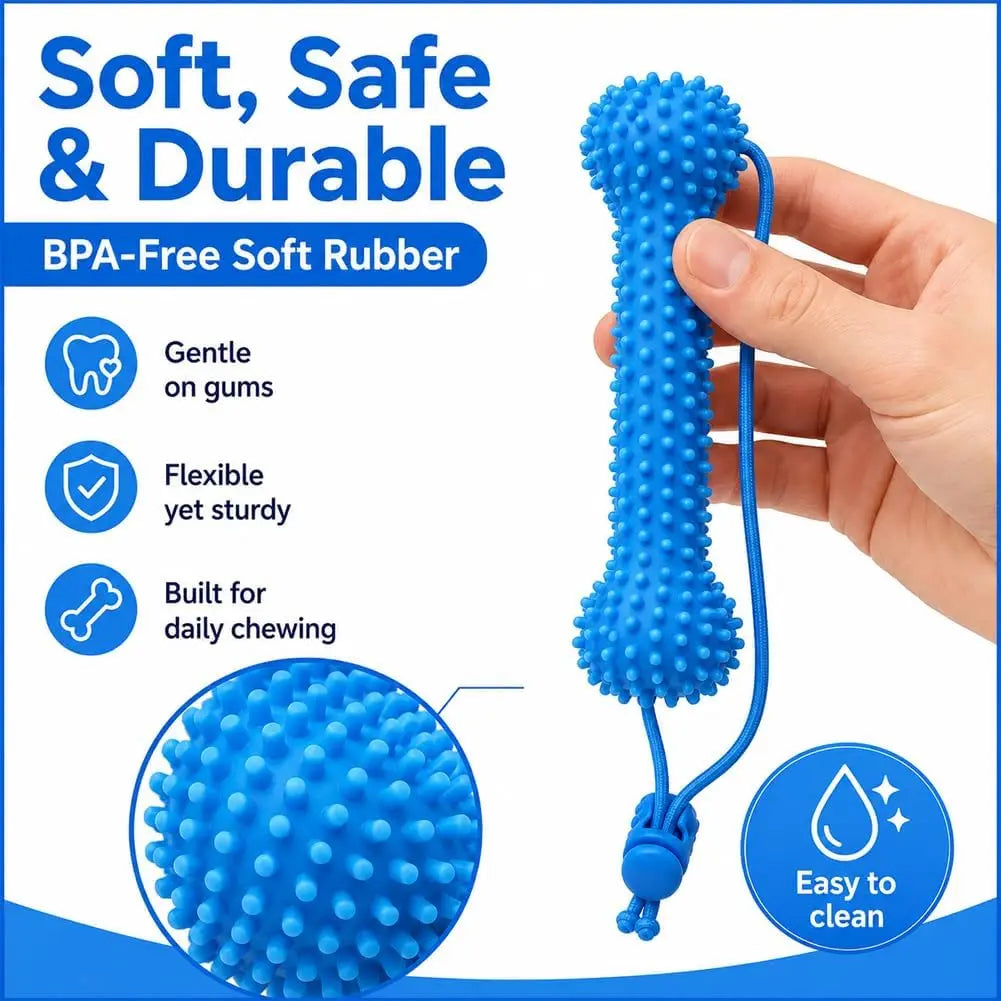 Dual-Action Canine Dental Prop for Dogs