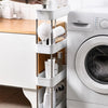 Rolling Utility Storage Cart with 3/4 Tiers