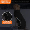 Waterproof Reflective Dog Coat with Adjustable Turtleneck