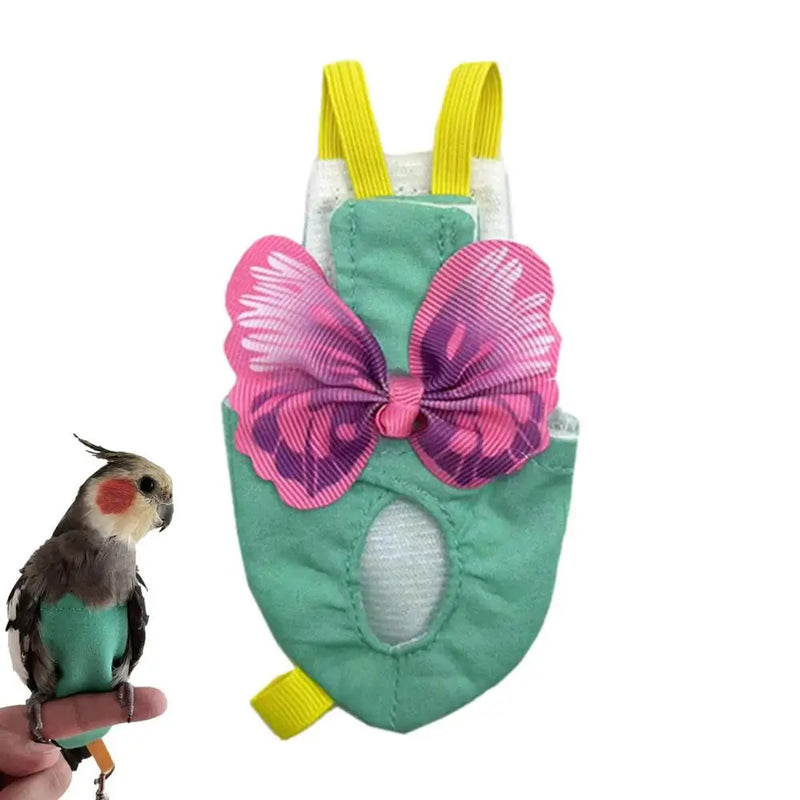 Parrot Diaper: Soft Fashion Flight Suit for Birds