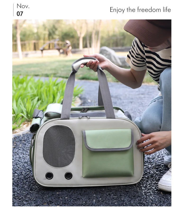 Transporteur léger pour chats et petits chiens