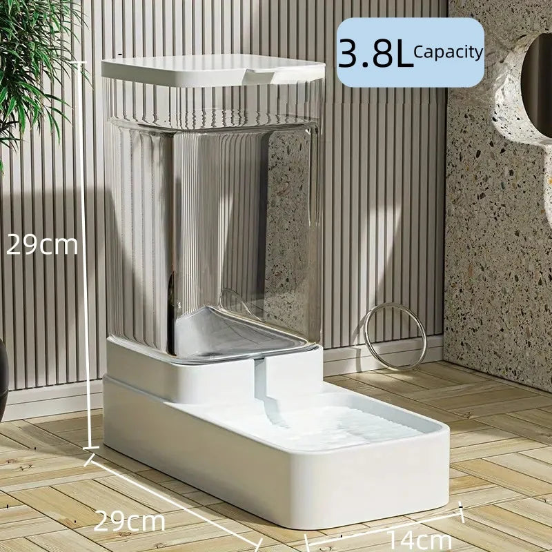 Automatic Gravity Pet Feeder and Water Dispenser