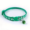 Bunte Schleifen-Hundehalsband mit Glocke