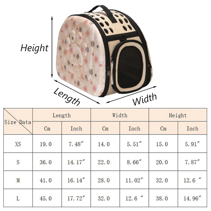Breathable Pet Carrier Backpack for Cats and Small Dogs