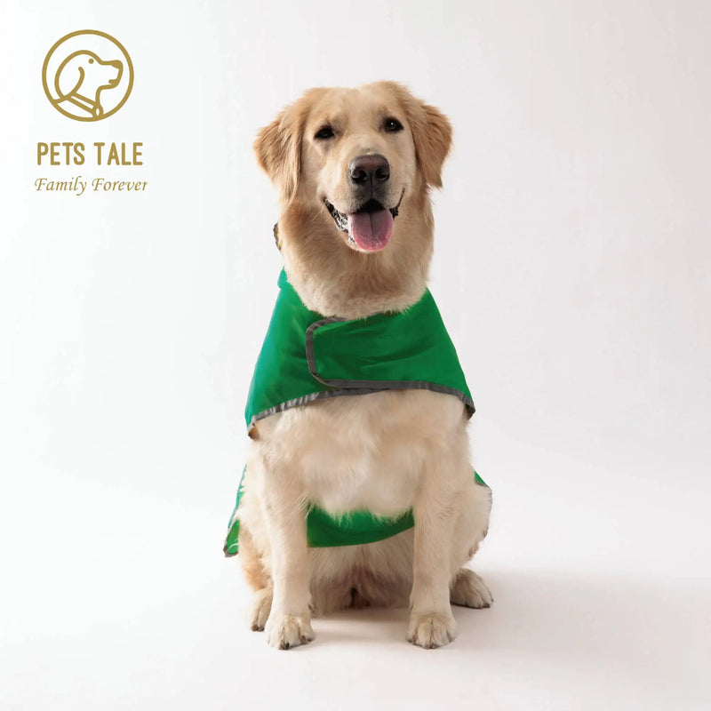 Impermeable Amarillo para Perro de Doble Capa