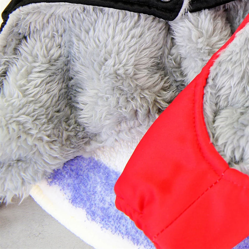 Mono de Algodón Acogedor para Perro con Capucha Impermeable