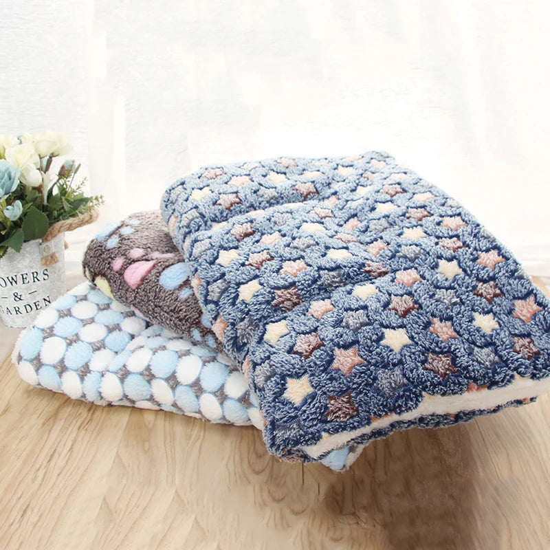Coussin de Fleece Doux pour Animaux & Garniture de Cage