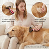 Dematting Comb for Dogs and Cats – Undercoat Rake for Long Hair, Tangles & Loose Fur