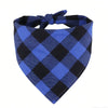 Custom Name Plaid Cotton Dog Bandana