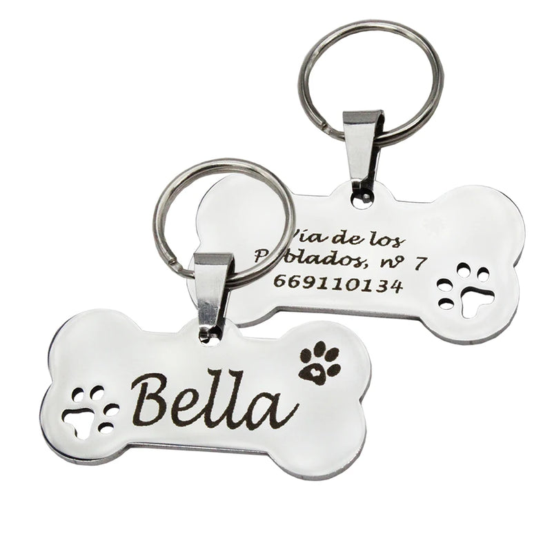 Personalized Stainless Steel Pet ID Tag