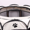 Foldable Oxford Cloth Pet Playpen with Mesh Roof