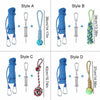 Cotton Rope Dog Spring Pole for Tug and Exercise