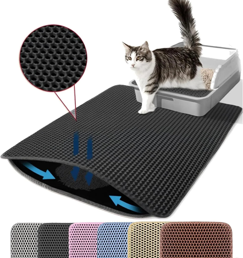 Doppelschichtiger Katzenstreu-Matte
