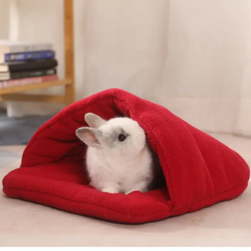 Lit-Tanière en Polaire Doux pour Petits Animaux