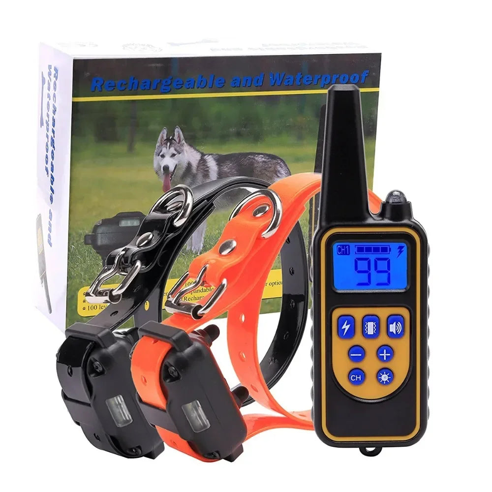 Rechargeable Dog Training Collar with Remote Control