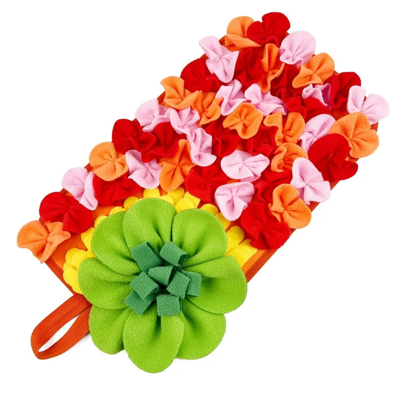 Interactive Flower Foraging Mat for Small Pets