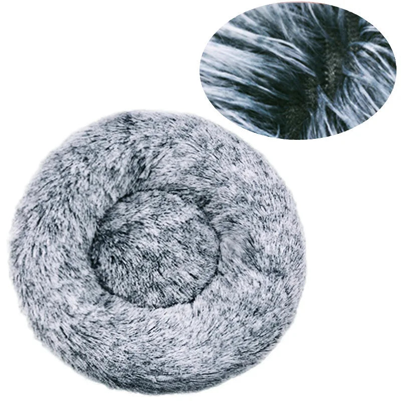 Ultra-Soft Plush Pet Bed for Dogs & Cats