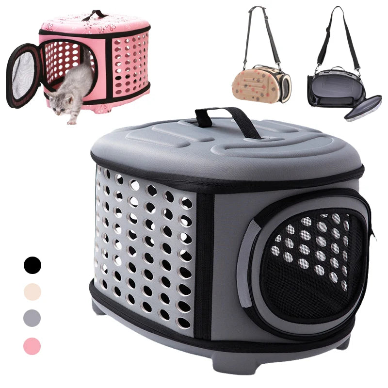 Breathable Pet Carrier Backpack for Cats and Small Dogs