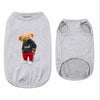 Printed Sleeveless Pet Vest for Cats and Dogs