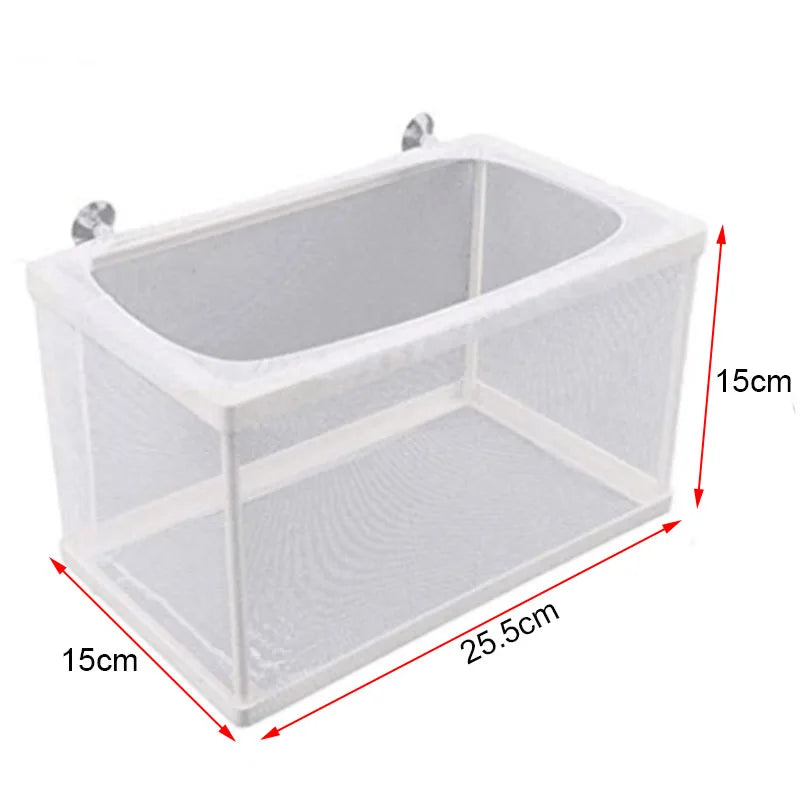 Aquarium Fish Breeding Isolation Box with Suction Cups