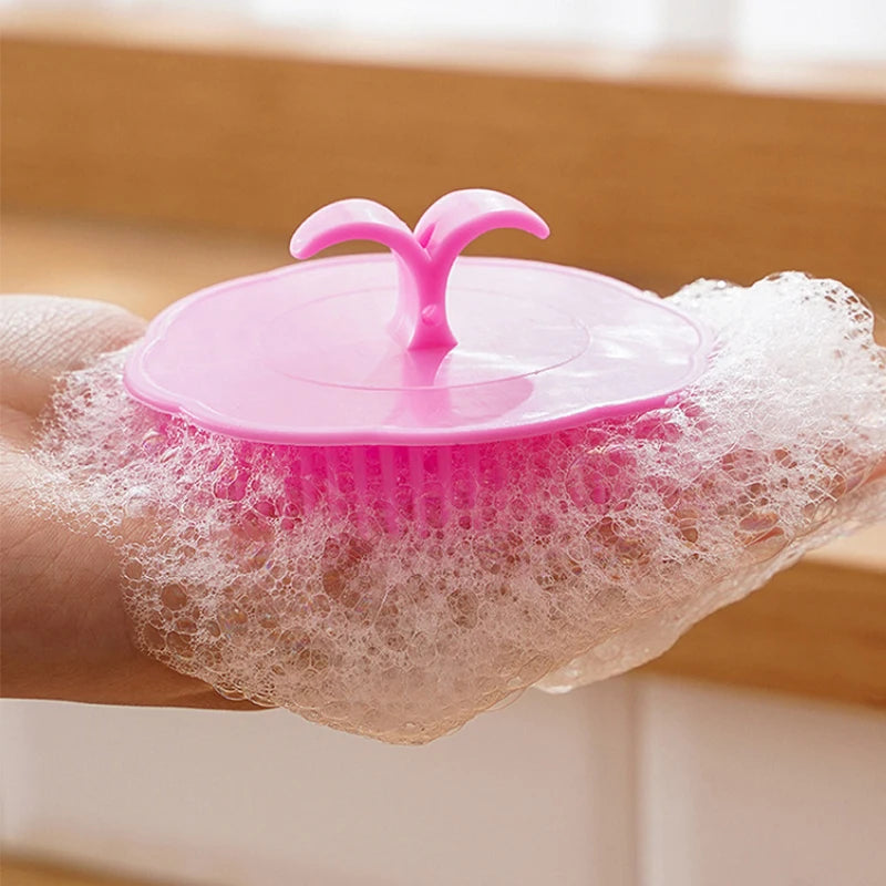 Soft Silicone Scalp Massage Brush for Hair Washing