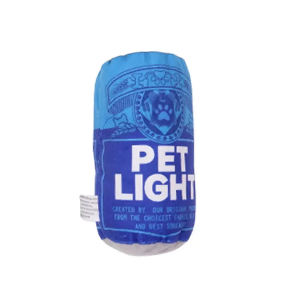 Whimsical Wine Bottle Dog Toy with Squeaker