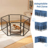 Foldable Metal Dog Playpen with Door - Indoor & Outdoor Pet Fence