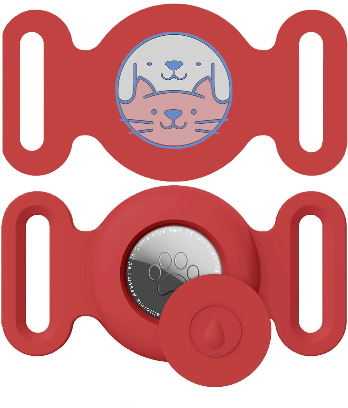 Silicone AirTag Holder for Pet Collars – Protective Anti-Lost Case for Cats and Dogs