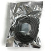 A clear plastic bag containing an adjustable silicone pet collar for small dogs, puppies, and cats.