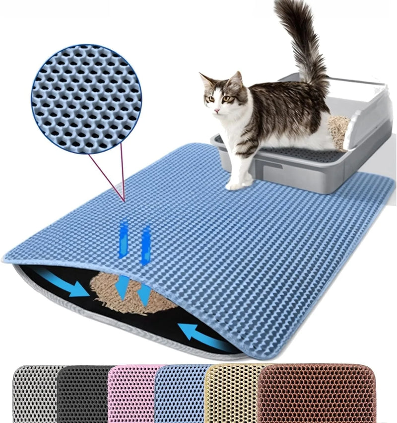 Doppelschichtiger Katzenstreu-Matte