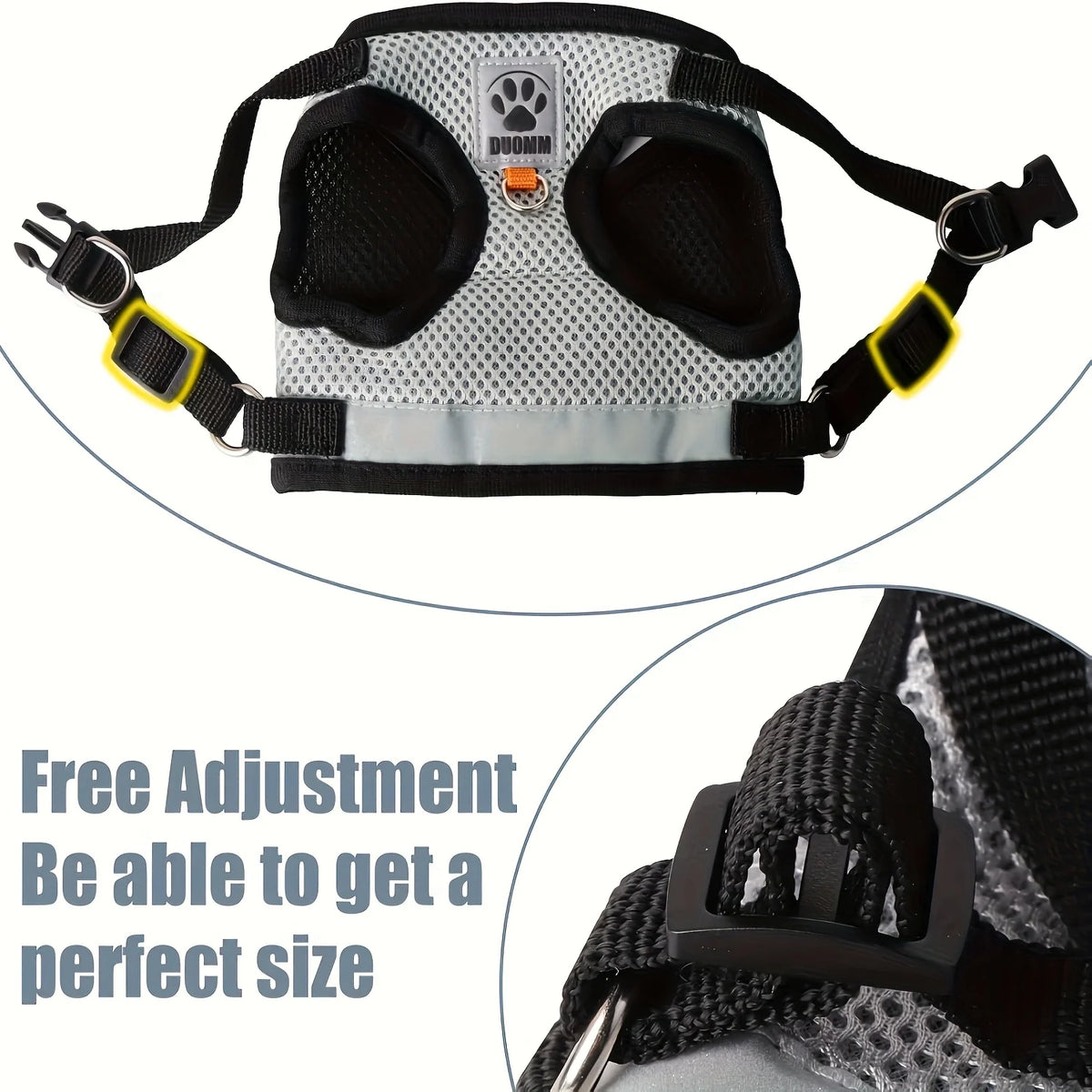 Vest-Style Pet Harness with Anti-Escape Leash Set