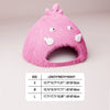 Monster Cartoon Plush Cat Bed Cave with Cushion