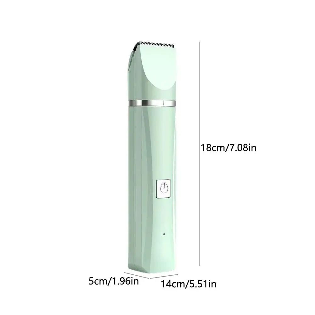 4-in-1 Rechargeable Pet Grooming Kit with Dual-Speed Ceramic Blade