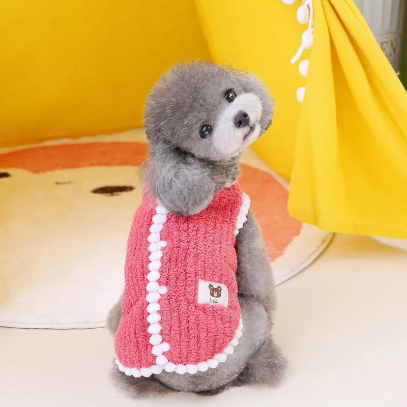 Chaqueta de Fleece Suave para Perros Pequeños