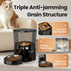 Distributeur de nourriture automatique pour animaux avec commande par bouton