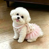 Cute Bow Pet Dress for Small Dogs – Breathable Summer Skirt